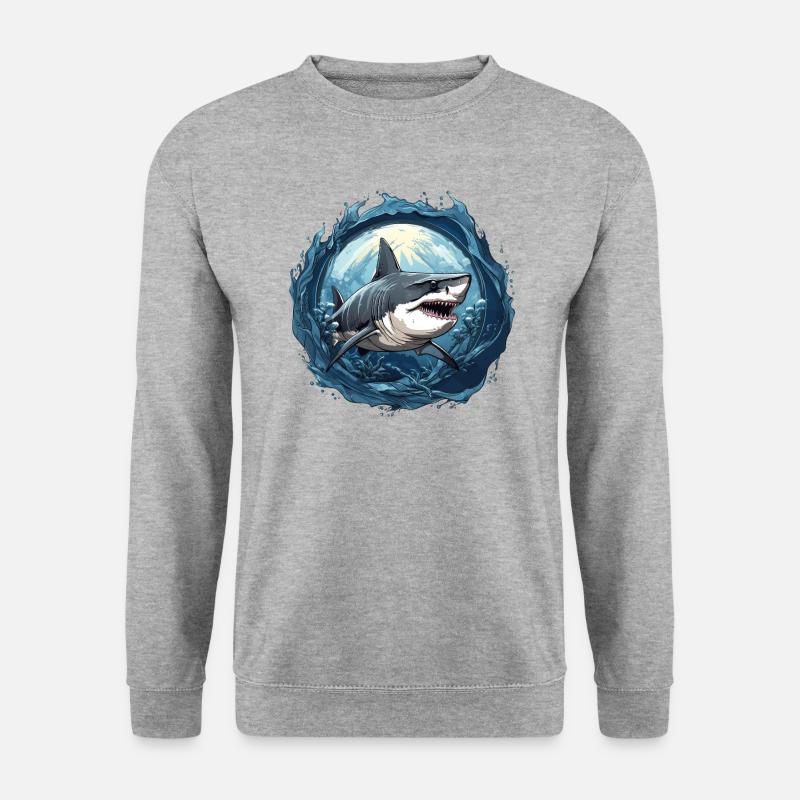 Shark - Unisex Sweatshirt - salt & pepper