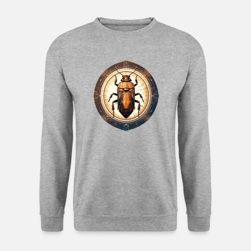 Kakerlake - Unisex Pullover - Weißgrau meliert