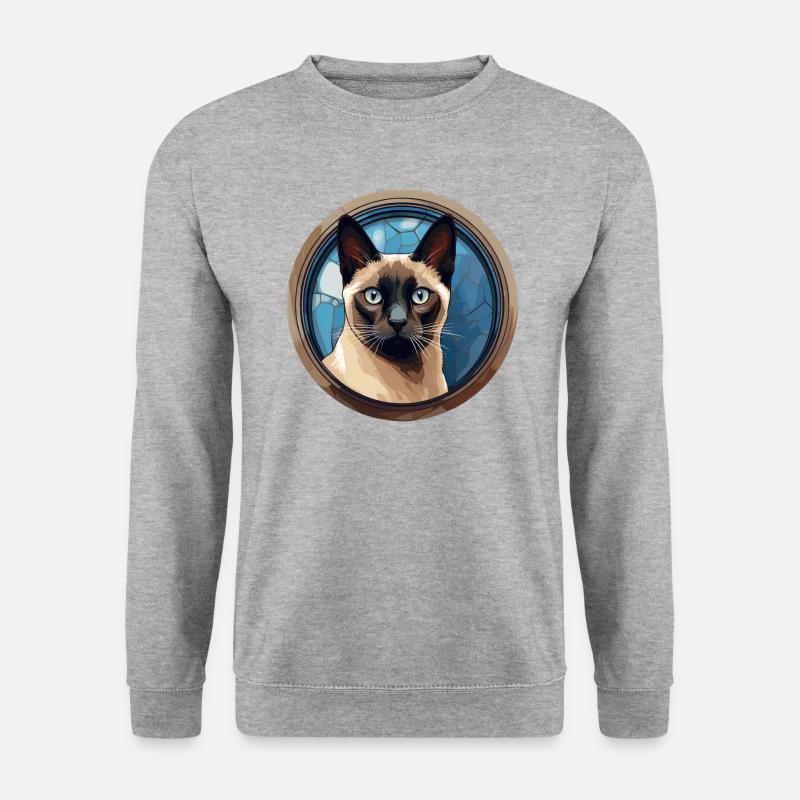 Siamese cat - Unisex Sweatshirt - salt & pepper
