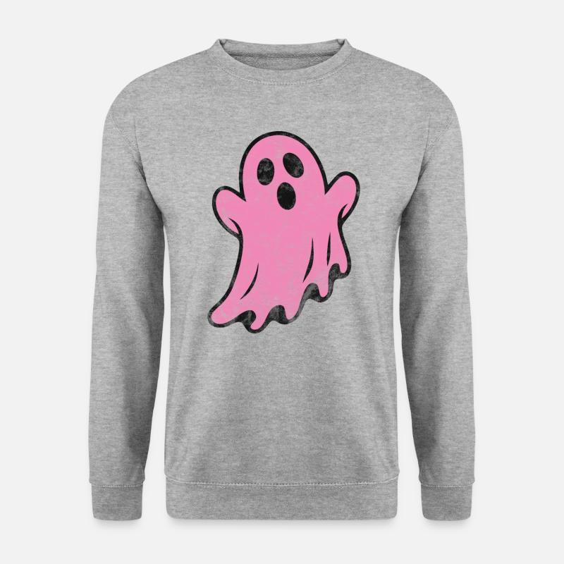 Geist - Unisex Pullover - Weißgrau meliert