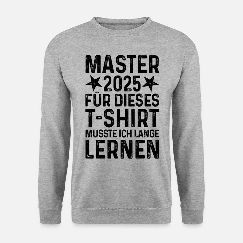 Master 2025 - Unisex Pullover - Weißgrau meliert