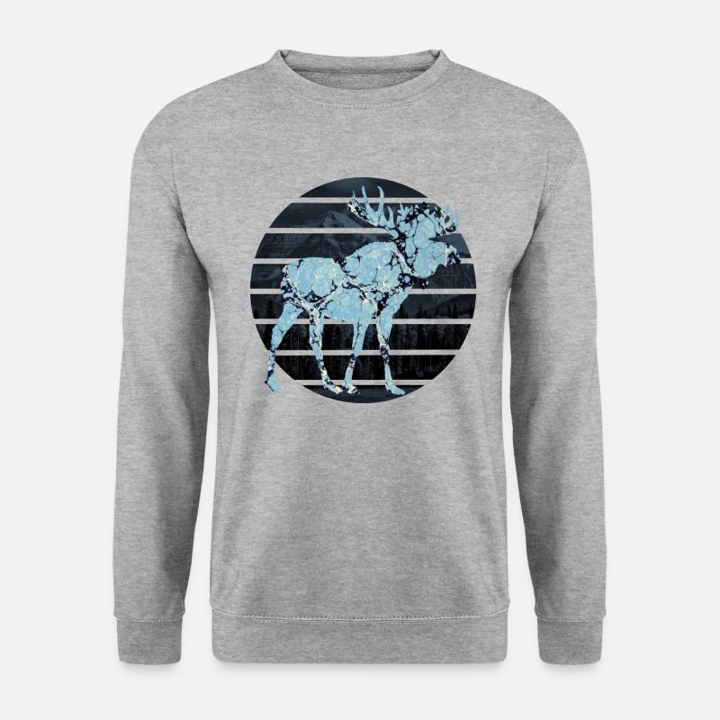 Elch E 55 - Unisex Sweatshirt - salt & pepper