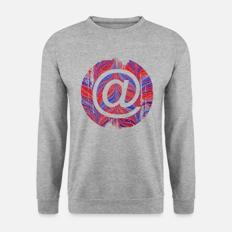 et e 279 - Unisex Pullover - Weißgrau meliert