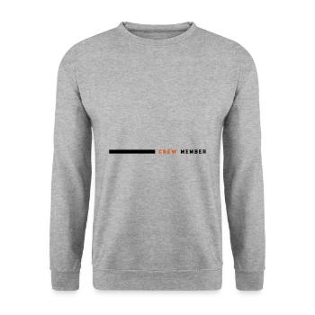 membres d'équipage - Sweat-shirt Unisexe - gris chiné - Devant - Alina (178cm) & Michal (187cm)