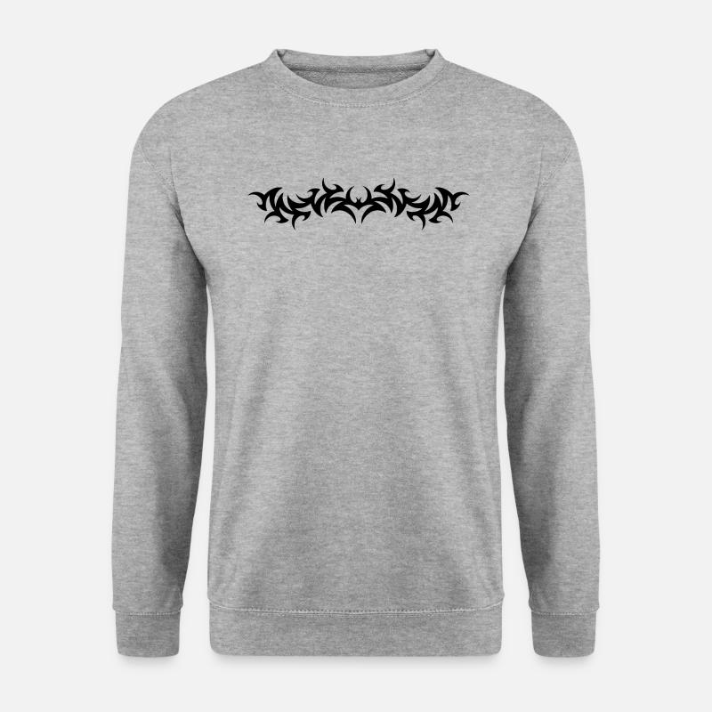 Bereit zum rocken - Unisex Pullover - Weißgrau meliert