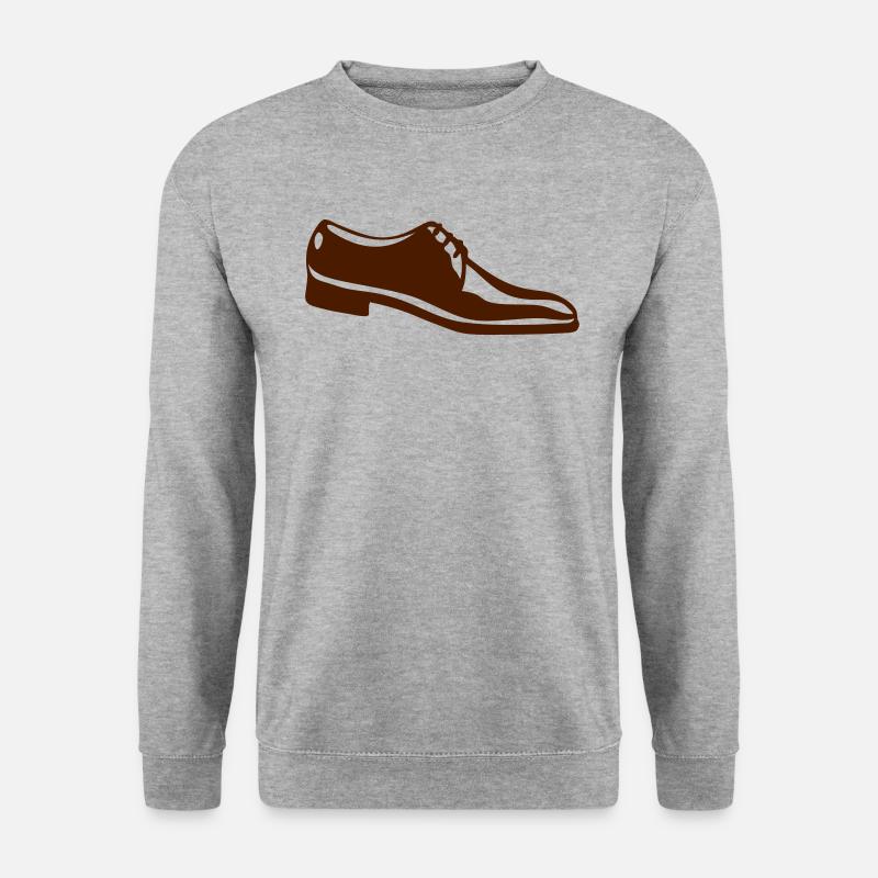 Mokassin-Schuh ein Mann Schuhe - Unisex Pullover - Weißgrau meliert
