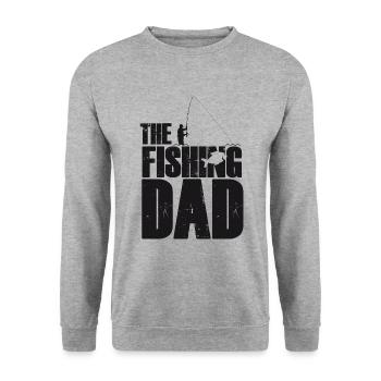 Saying for anglers Gift for anglers - Unisex Sweatshirt - salt & pepper - Front - Alina (178cm) & Michal (187cm)