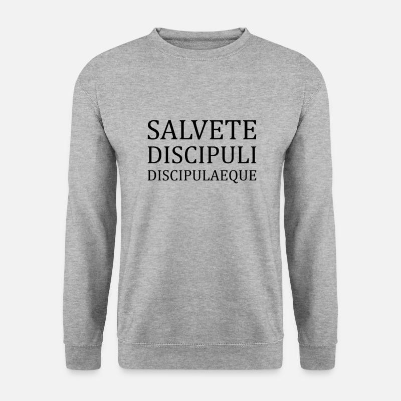 Lateinlehrer Latein Sprache Geschenk - Unisex Pullover - Weißgrau meliert