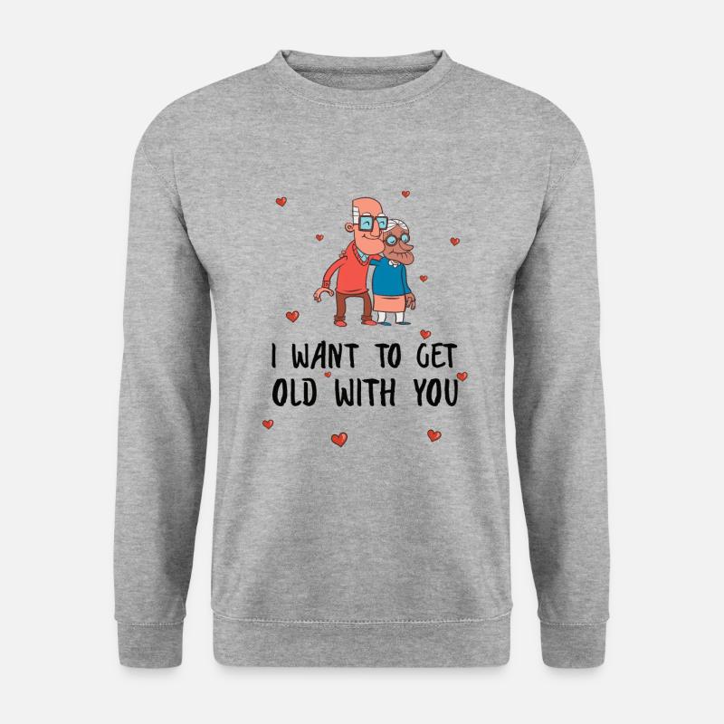 Together Old Couples Love Romantic - Unisex Sweatshirt - salt & pepper