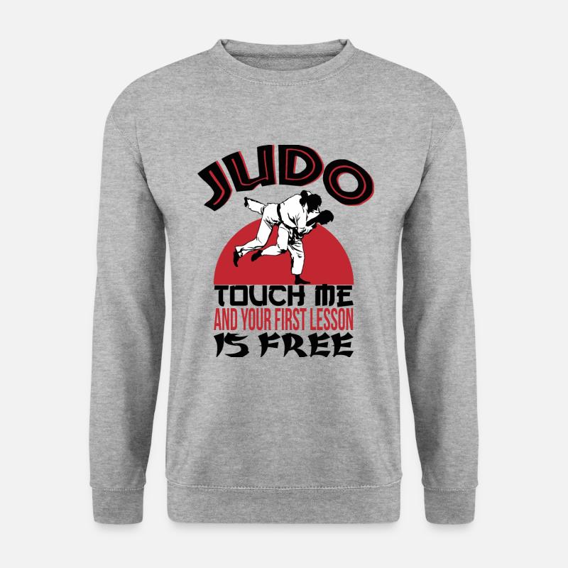 Judo Lesson - Unisex Sweatshirt - salt & pepper