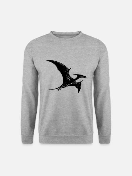 Dino Pteranodon Flying Dinosaur Pterosaur - Unisex Sweatshirt - salt & pepper