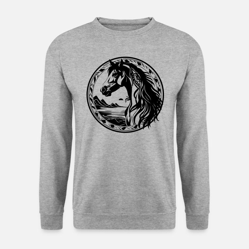 Horse - Unisex Sweatshirt - salt & pepper