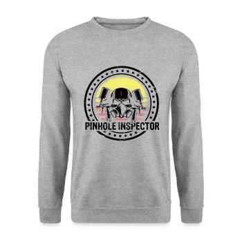 Autolackierer Angebot für Autolackierer - Unisex Pullover - Weißgrau meliert - Vorne - Alina (178cm) & Michal (187cm)