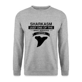 Fossil Archaeology Design Fossils Fossil Hunters - Unisex Sweatshirt - salt & pepper - Front - Alina (178cm) & Michal (187cm)