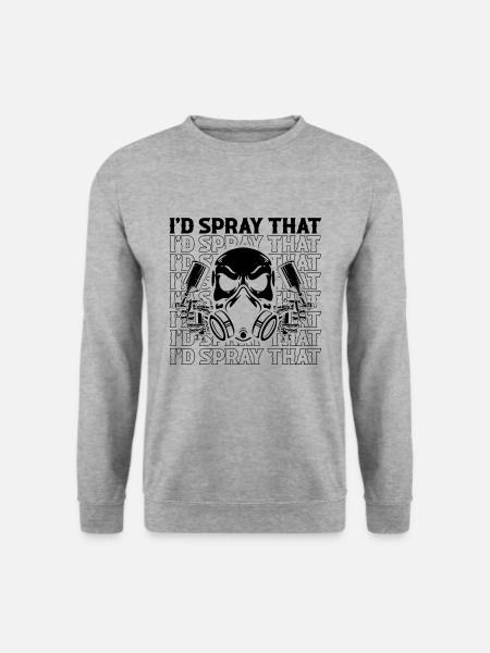 Autolackierer Angebot für Autolackierer - Unisex Pullover - Weißgrau meliert