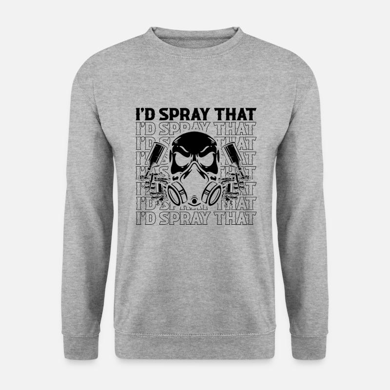 Autolackierer Angebot für Autolackierer - Unisex Pullover - Weißgrau meliert