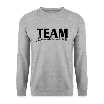 TEAM LAEKENOIS Dogs IGP Dog Sport Wilsigns - Sweat-shirt Unisexe - gris chiné - Devant - Alina (178cm) & Michal (187cm)