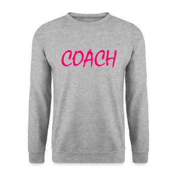 COACH - Unisex Sweatshirt - salt & pepper - Front - Alina (178cm) & Michal (187cm)