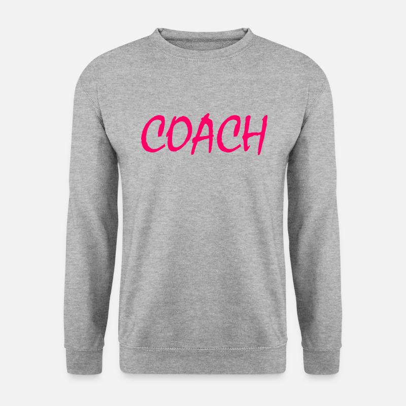 COACH - Unisex Pullover - Weißgrau meliert