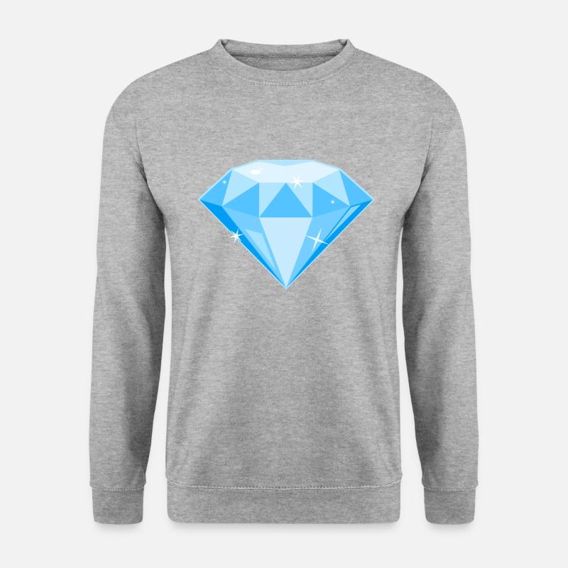 Sparkling Diamond! / Glittering Diamond! - Unisex Sweatshirt - salt & pepper