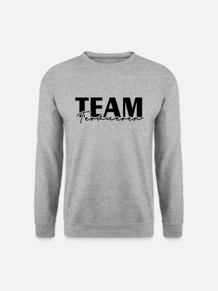 TEAM TERVUREN Hunde IGP Hundesport Wilsigns - Unisex Pullover - Weißgrau meliert