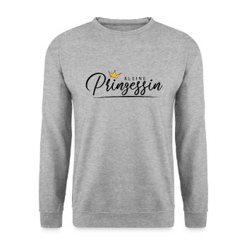 Petite Princesse - Sweat-shirt Unisexe - gris chiné - Devant - Alina (178cm) & Michal (187cm)