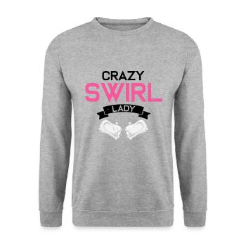 Homemade soap design for oil soap making - Unisex Sweatshirt - salt & pepper - Front - Alina (178cm) & Michal (187cm)