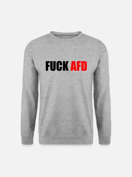 Fuck afd - Unisex Sweatshirt - salt & pepper