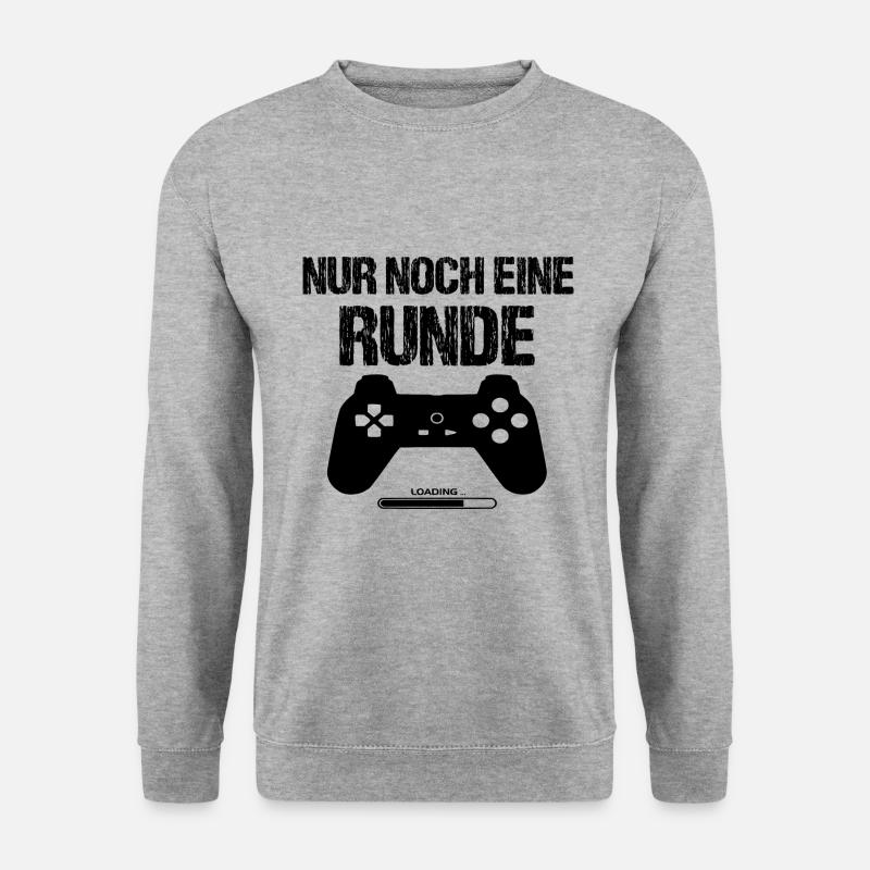Gamer - Unisex Pullover - Weißgrau meliert