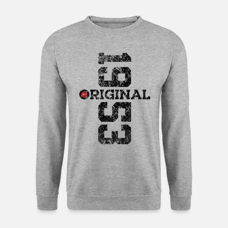 73RD BIRTHDAY ORIGINAL 1953 - Unisex Sweatshirt - salt & pepper