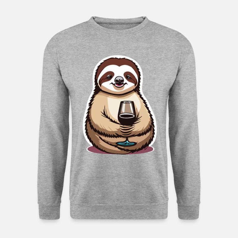 Cute Sloth - Unisex Sweatshirt - salt & pepper
