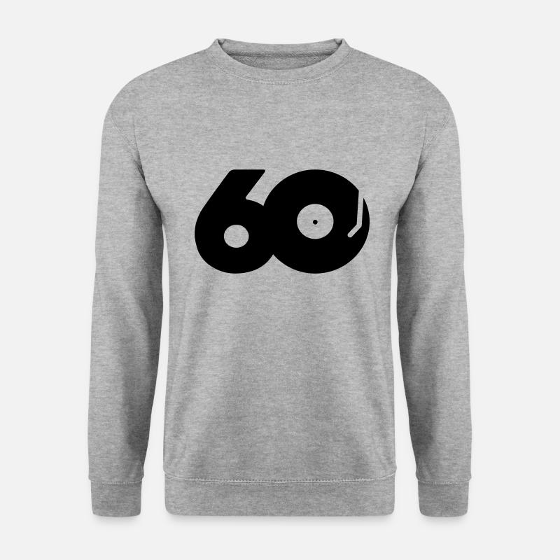 DJ 60 - Unisex Pullover - Weißgrau meliert