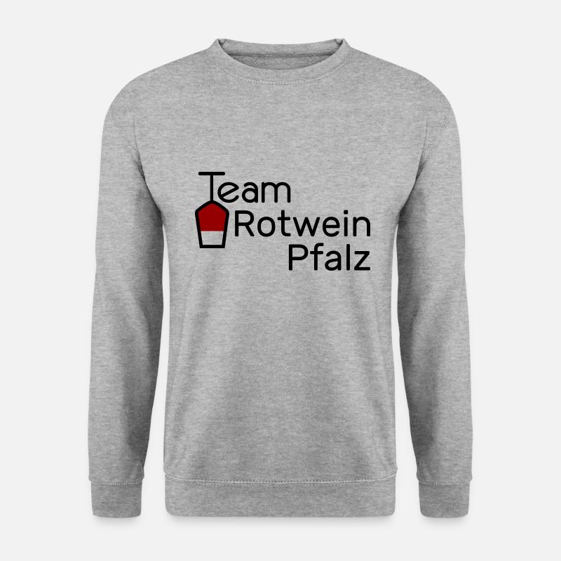 Team Rotwein Pfalz - Unisex Pullover - Weißgrau meliert