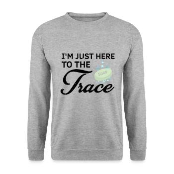 Homemade soap design for oil soap making - Unisex Sweatshirt - salt & pepper - Front - Alina (178cm) & Michal (187cm)