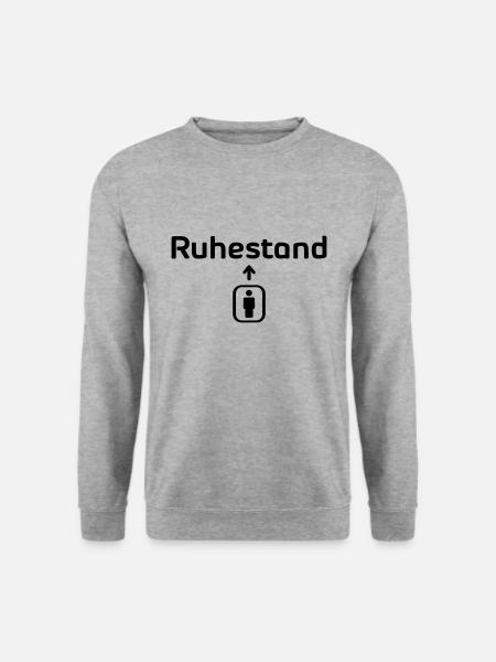 Aufzug Rente3 - Unisex Pullover - Weißgrau meliert