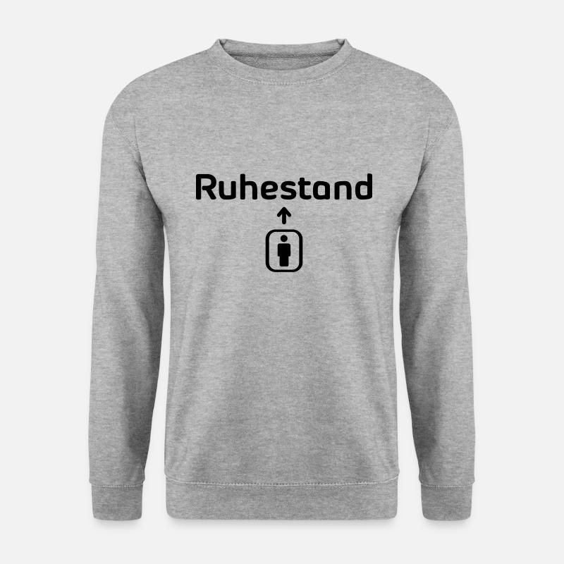 Aufzug Rente3 - Unisex Pullover - Weißgrau meliert