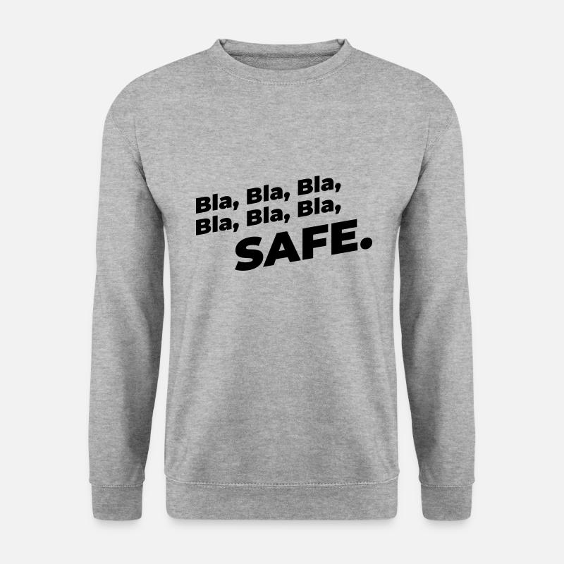 Safe - Unisex Pullover - Weißgrau meliert