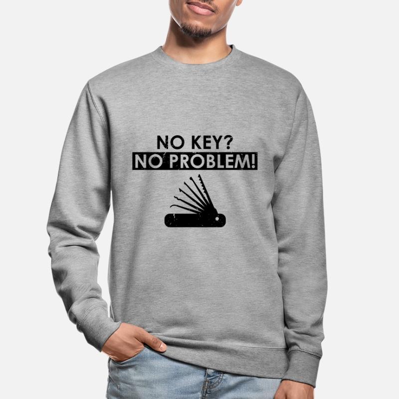 Conceptions de service de déverrouillage Lockpicking Lock Picking Sweat-shirt Unisexe