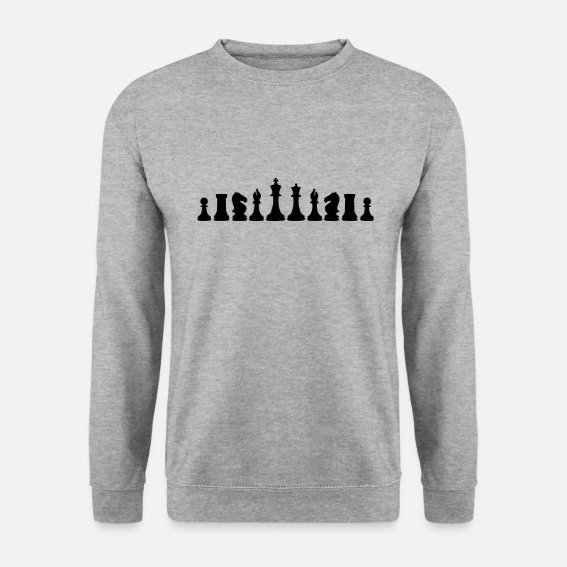 Chess, Échecs - Sweat-shirt Unisexe - gris chiné