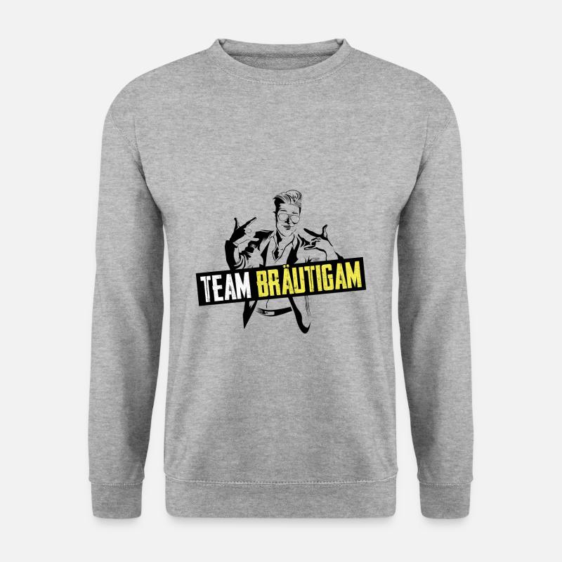 bachelor cool groom - Unisex Sweatshirt - salt & pepper