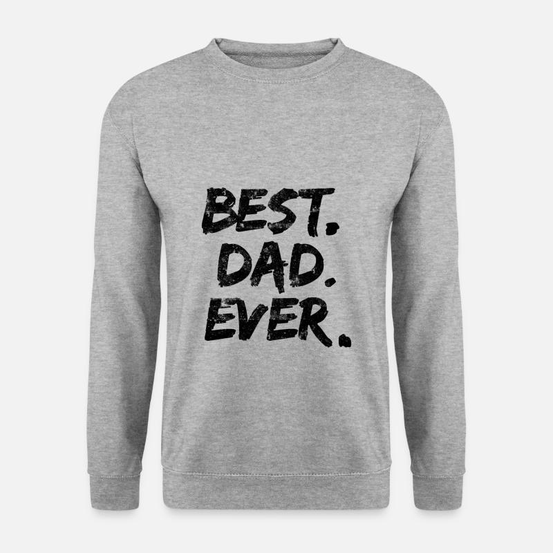 Der Beste Papa - Unisex Pullover - Weißgrau meliert