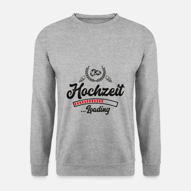 wedding loading - Unisex Sweatshirt - salt & pepper