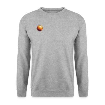 Polygone solaire - Sweat-shirt Unisexe - gris chiné - Devant - Alina (178cm) & Michal (187cm)