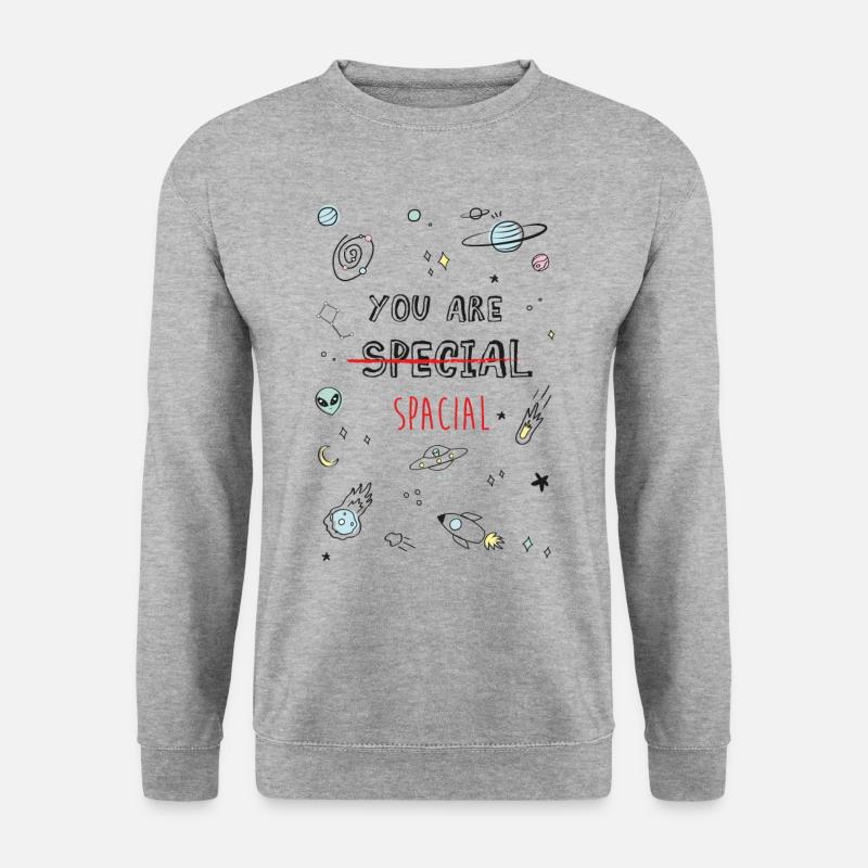 Vous êtes SPATIALE - Sweat-shirt Unisexe - gris chiné