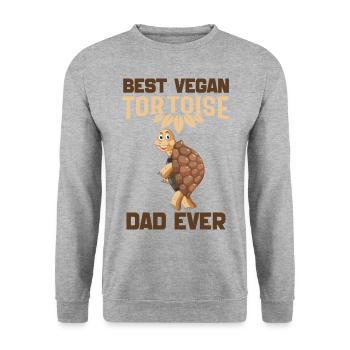 Tortoises - Unisex Sweatshirt - salt & pepper - Front - Alina (178cm) & Michal (187cm)