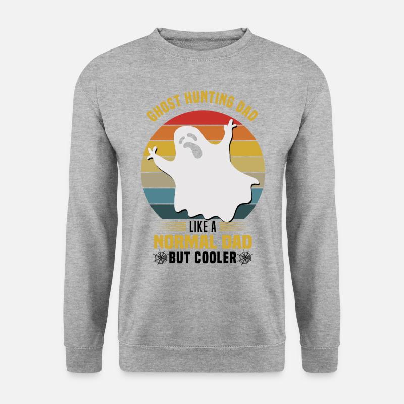 Geisterjäger - Unisex Pullover - Weißgrau meliert