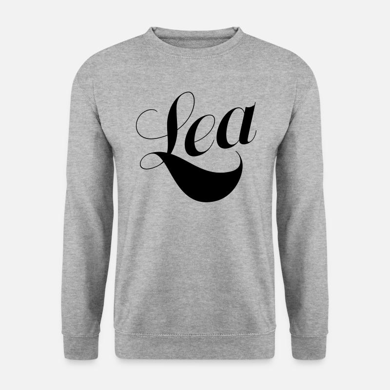 Lea - Unisex Pullover - Weißgrau meliert