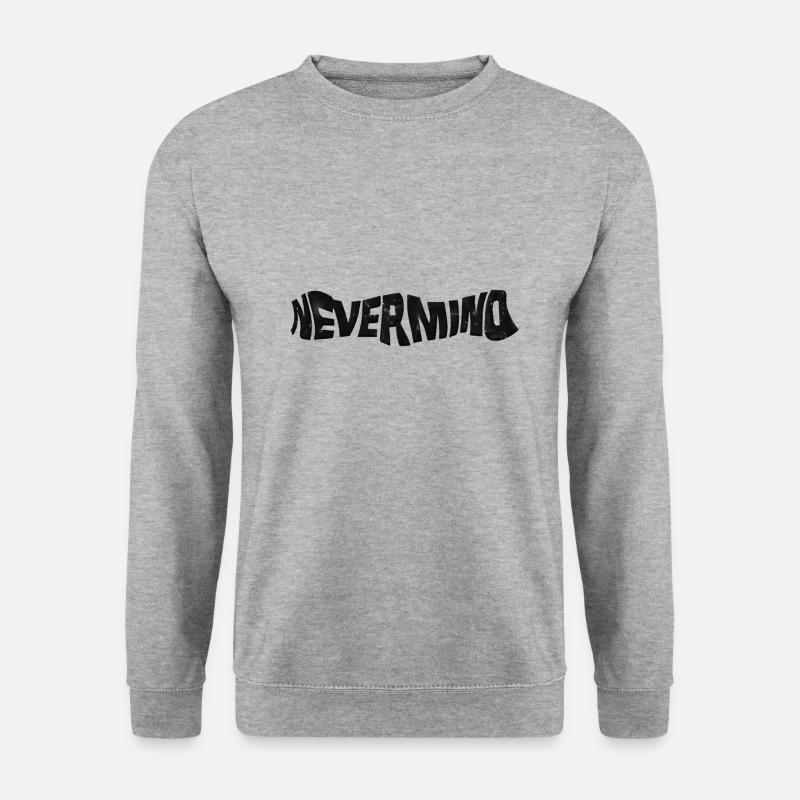 Nevermind worn - Unisex Pullover - Weißgrau meliert