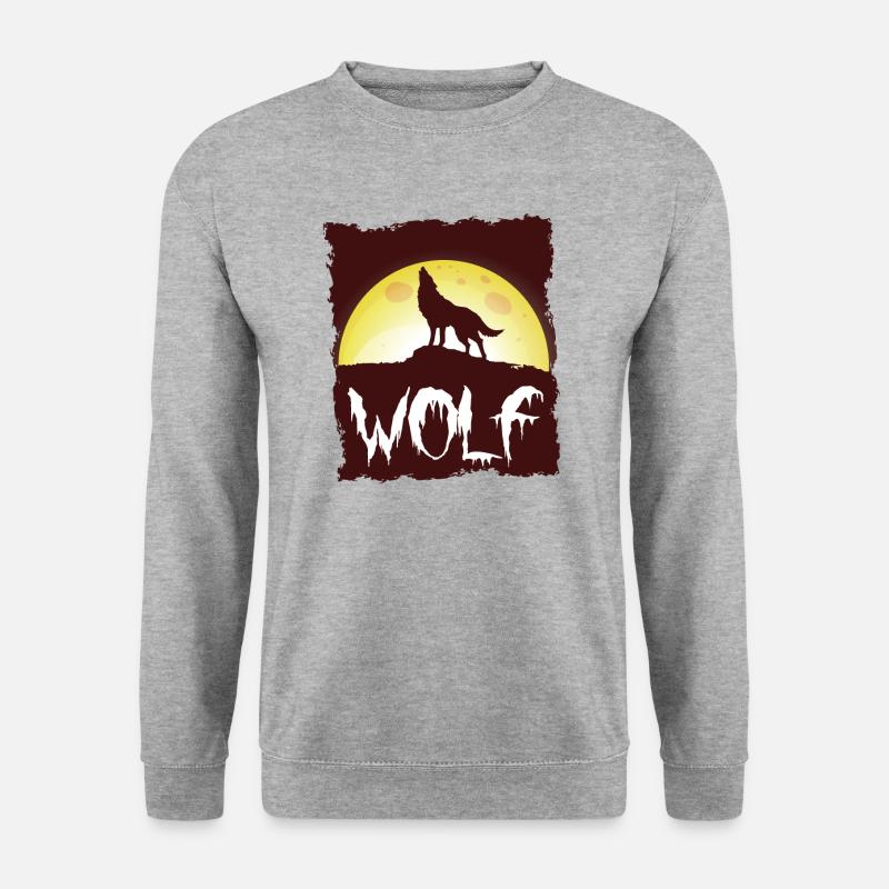 wolf - Unisex Sweatshirt - salt & pepper