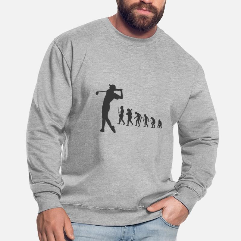Evolution Golf Golfer Abschlag Entwicklung Unisex Pullover